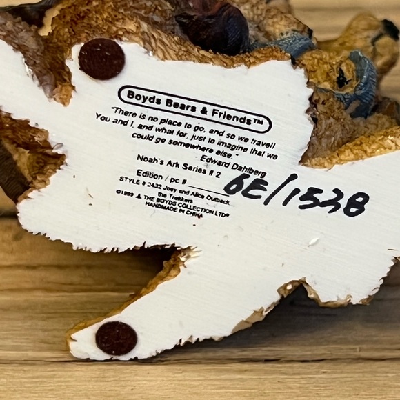 Boyds Bears 1999 “Joey and Alice Outback the Trekkers Style #2432 - Picture 6 of 8